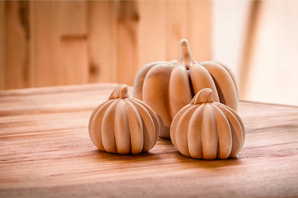 Concrete Pumpkin Trio • Limited Set