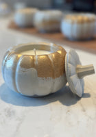 Gold 10 oz Soy Pumpkin Candle LG