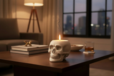 Concrete Skull Soy Candle