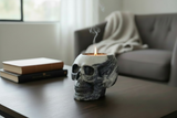 Concrete Skull Soy Candle