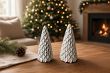 Concrete Christmas Decor Trees • Set of 2
