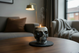Concrete Skull Soy Candle