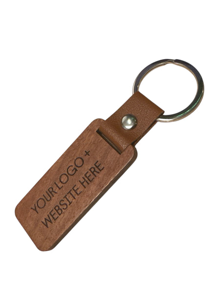 Personalized Wooden Keychain