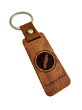Vancouver Island Wooden Keychain