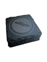 Vancouver Island Slate Coasters Set of 4