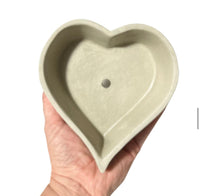 Heart Shaped Concrete Planter