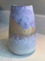 Artisan Candle Vase • Gold Amethyst
