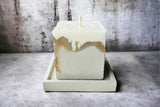 Gold Fusion Concrete Soy Candle