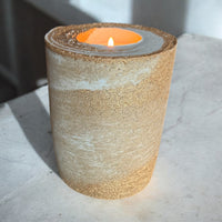 Gold Fusion Concrete Pillars