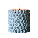 Single Concrete Skull Soy Candle